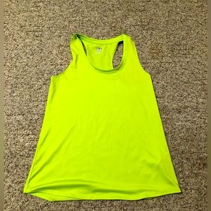 Neon green/yellow Workout Tank Top